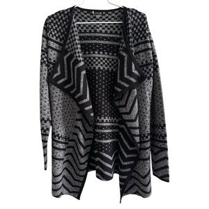 Smartwool Women’s Avion Ridge Pattern Wrap Cardigan Sweater Size Medium Merino